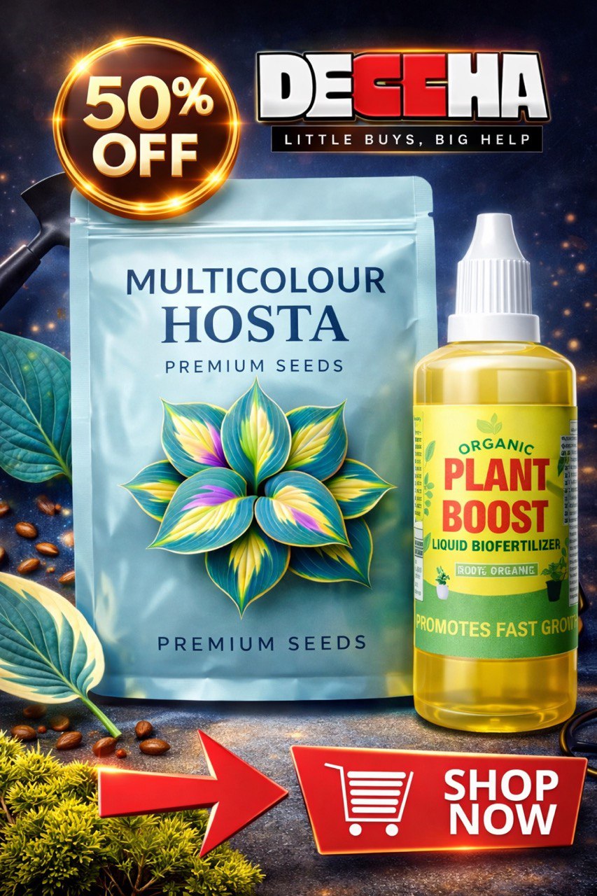 Multicolor Hosta Seeds + Plant Growth Serum Free